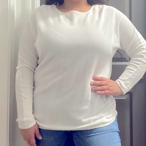 MK size L white long sleeve